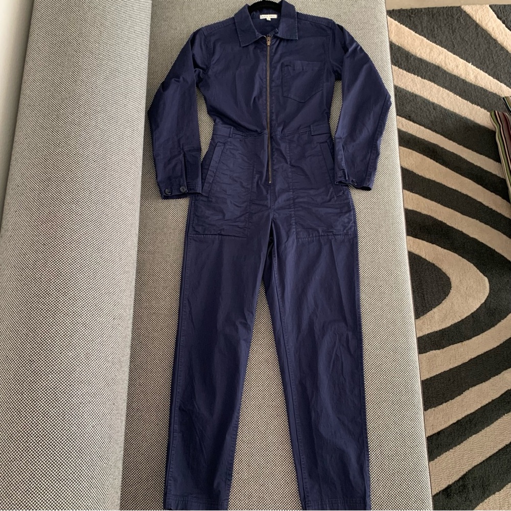 Alex Mill Zip Jumpsuit in Navy